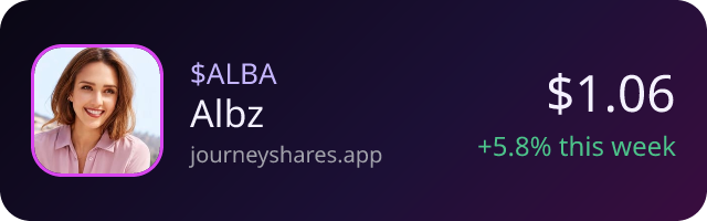 $ALBA on Journey Shares