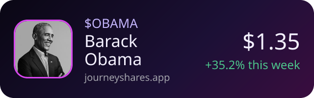 $OBAMA on Journey Shares