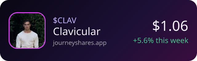 $CLAV on Journey Shares