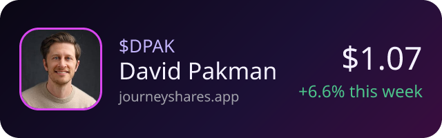 $DPAK on Journey Shares