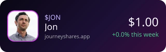 $JON on Journey Shares