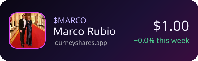 $MARCO on Journey Shares