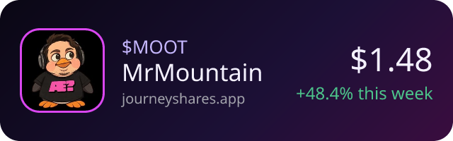 $MOOT on Journey Shares