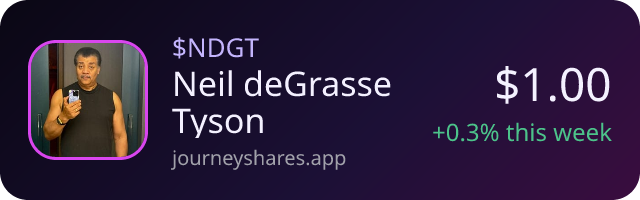 $NDGT on Journey Shares