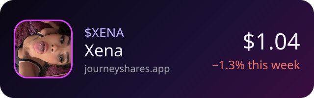 $XENA on Journey Shares